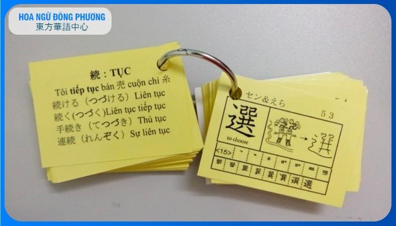 Cách học từ vựng tiếng Trung dễ nhớ 